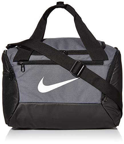 Nike Brasilia Carry-On Luggage, Flint Grey/Black/White, One Size  