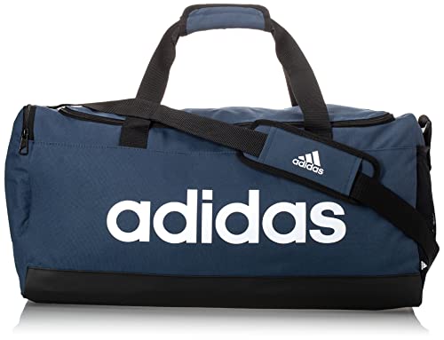 adidas Unisex Linear Duffel M Sporttasche, Mehrfarbig (AzKennzeichen/Schwarz/Weiß (Mehrfarbig), Einheitsgröße  
