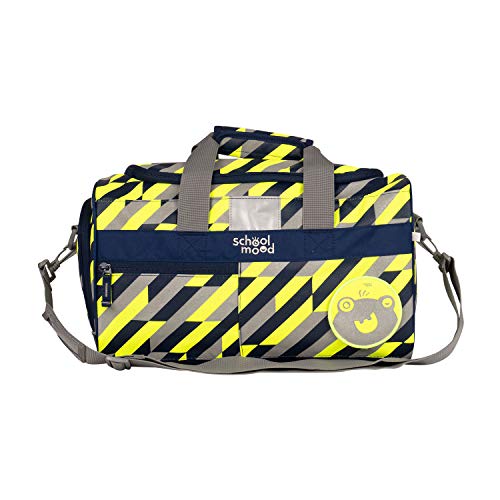 Sporttasche für Mädchen und Jungen - Schultertasche, Schwimmtasche, Reisetasche (Yannick (Neon Yellow))  